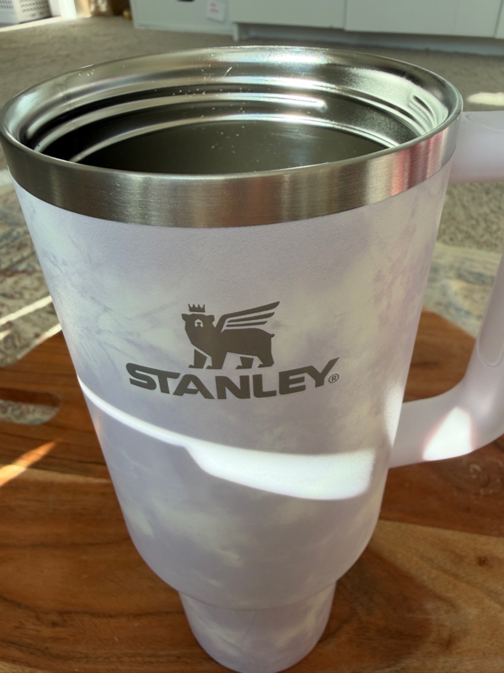 Stanley Lavender Cloud Marble 40 OZ Travel Tumbler with Handle - Picture 12 of 16